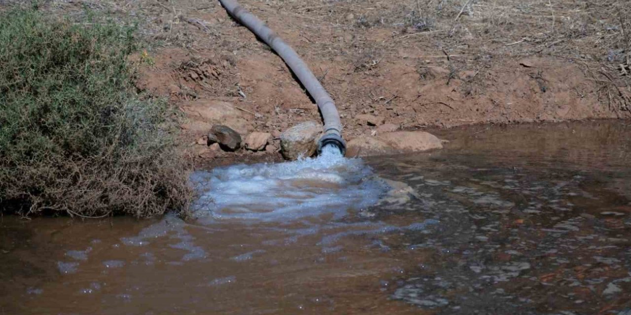 Bodrum’da göletlere su takviyesi yapıldı