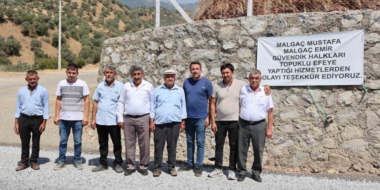 Sultanhisarlı muhtarlardan Başkan Çerçioğlu’na yol teşekkürü