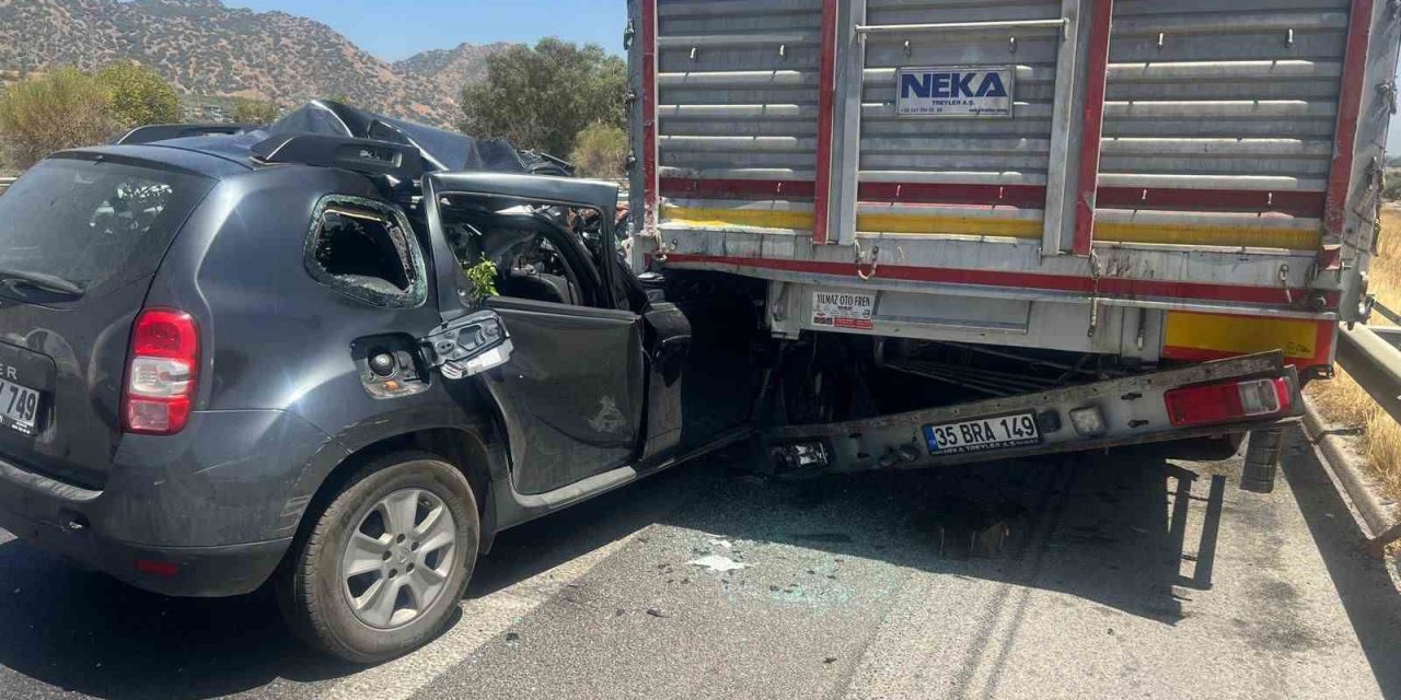 Aydın-İzmir otoyolunda kaza: 1 yaralı