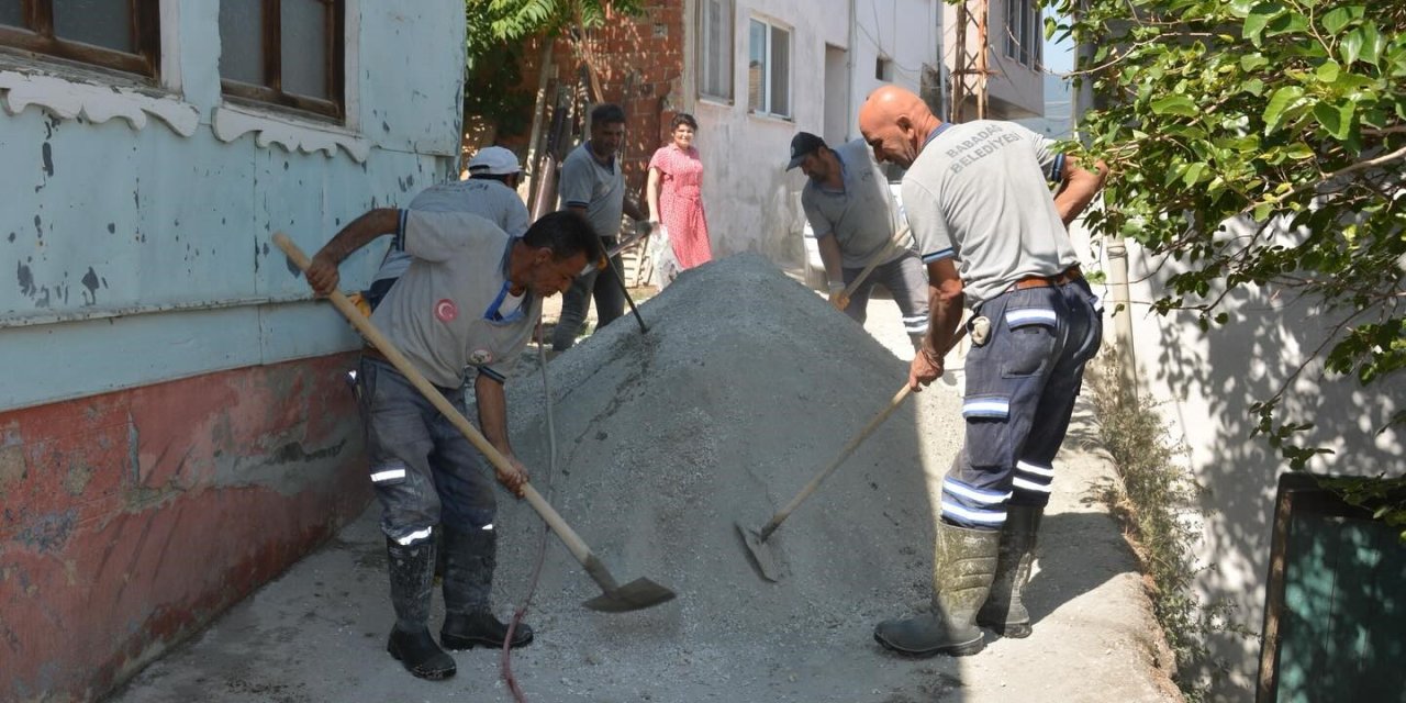 Babadağ’ın yolları daha güvenli hale getiriliyor