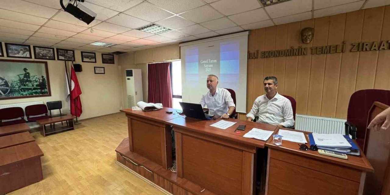 Söke’de Genel Tarım Sayımı ile ilgili muhtarlara bilgilendirme yapıldı