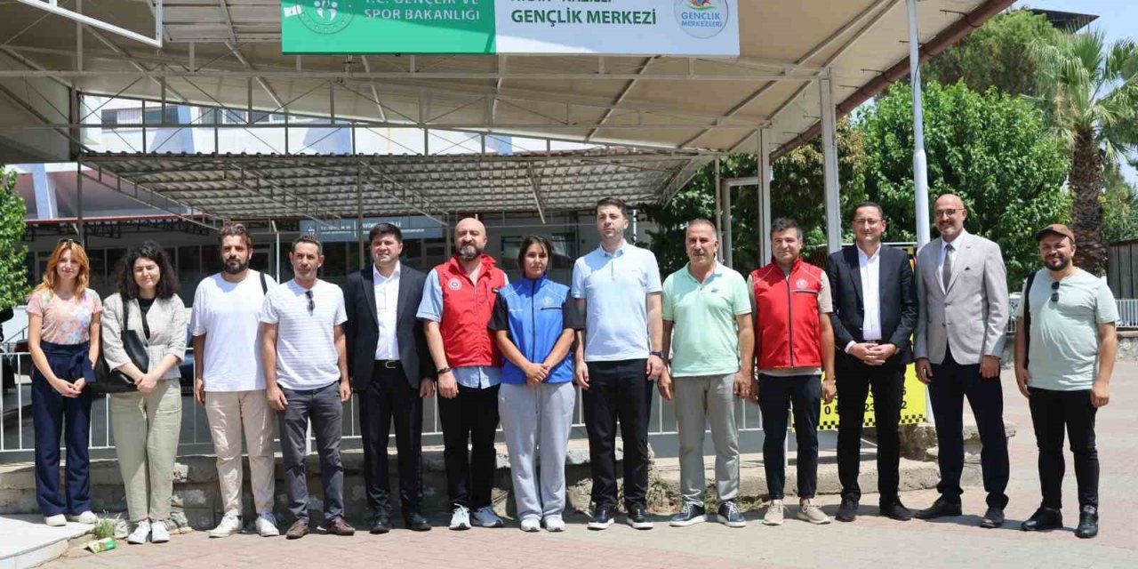 Nazilli Gençlik Merkezi’nde incelemelerde bulunuldu