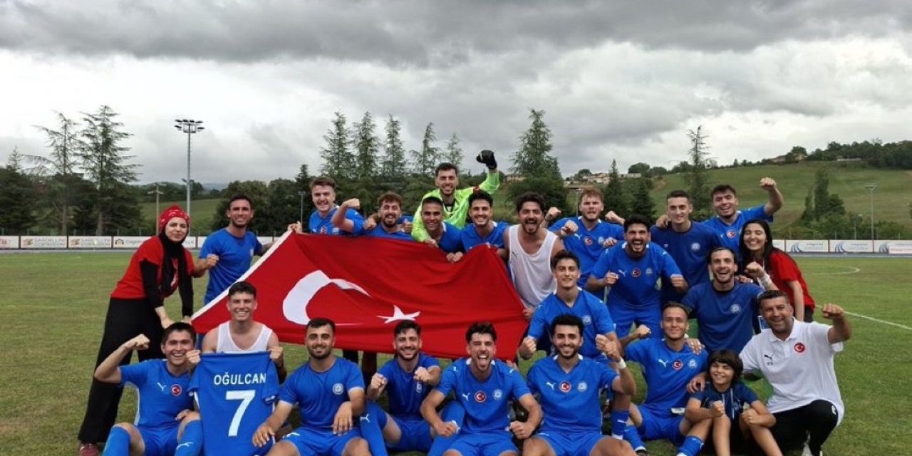 Ege Üniversitesi Futbol Takımı Avrupa’nın en iyi 4 takımı arasında yer aldı