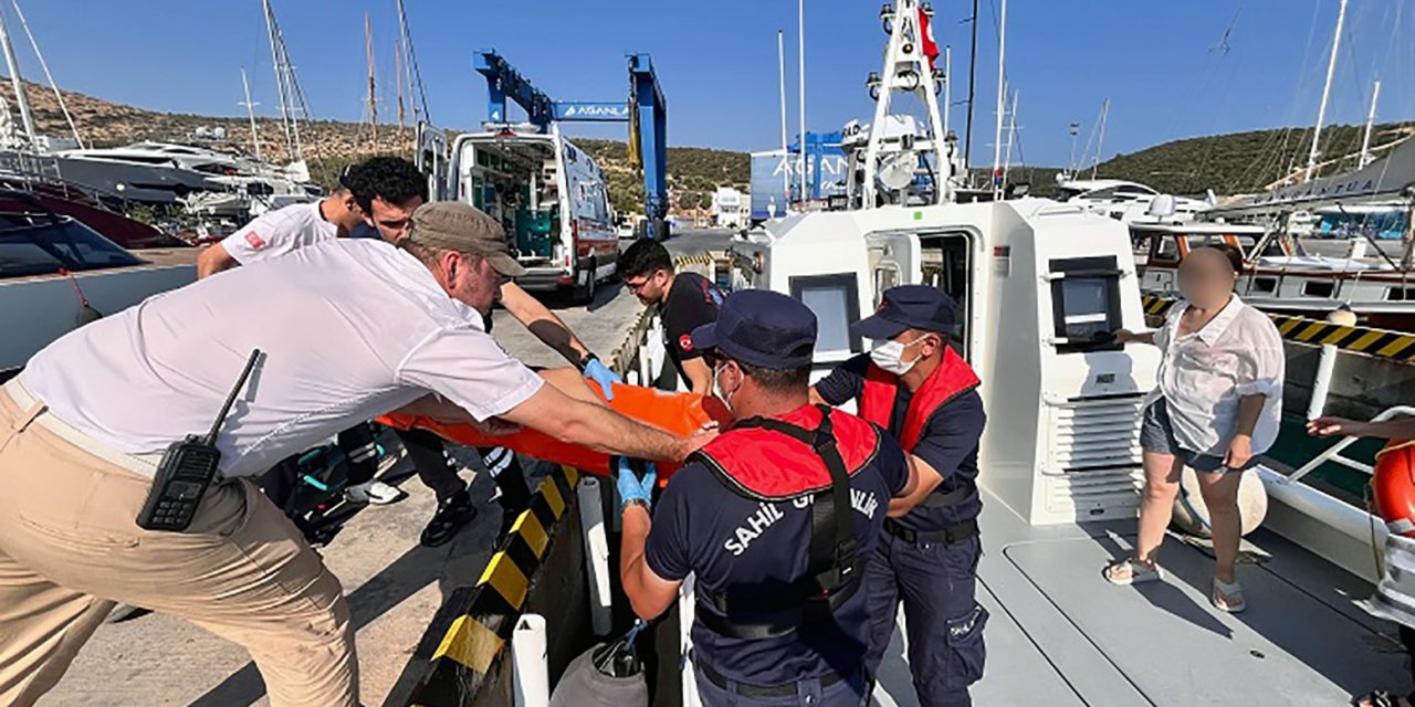 Bodrum ve Marmaris’te teknelerde yaralanan iki kişiye tıbbi tahliye