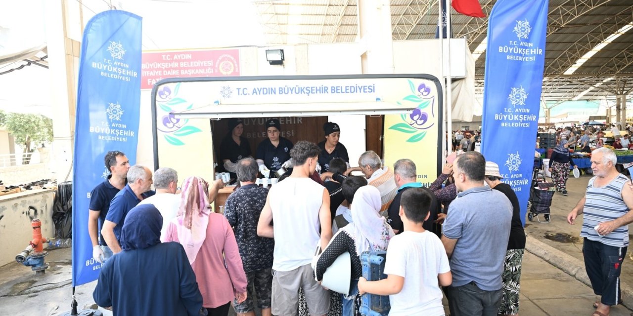 Başkan Çerçioğlu’ndan serinleten uygulama