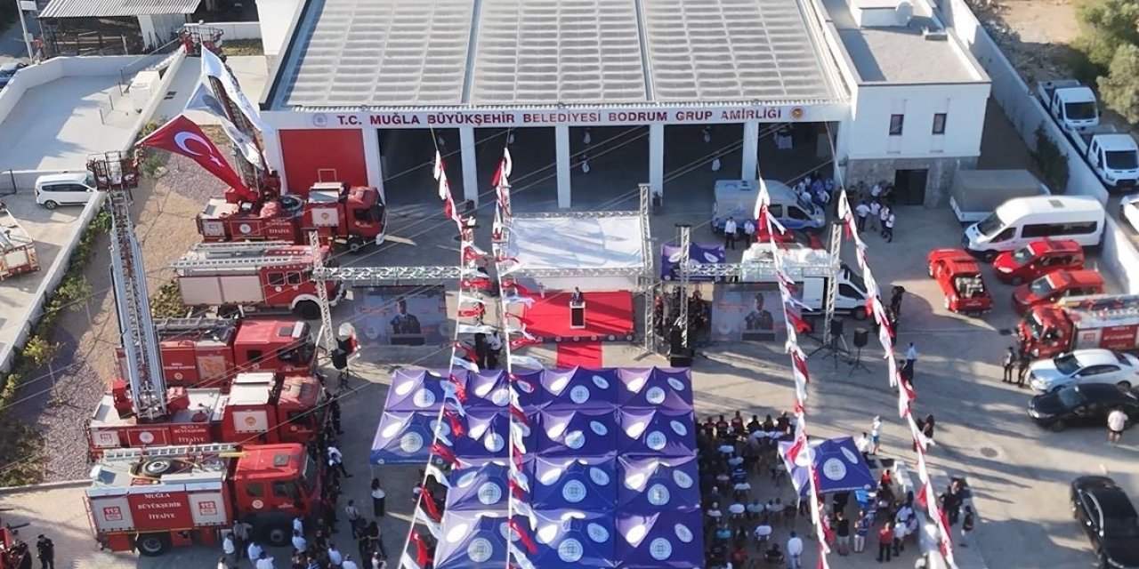 Bodrum’da yeni itfaiye hizmet binası törenle açıldı