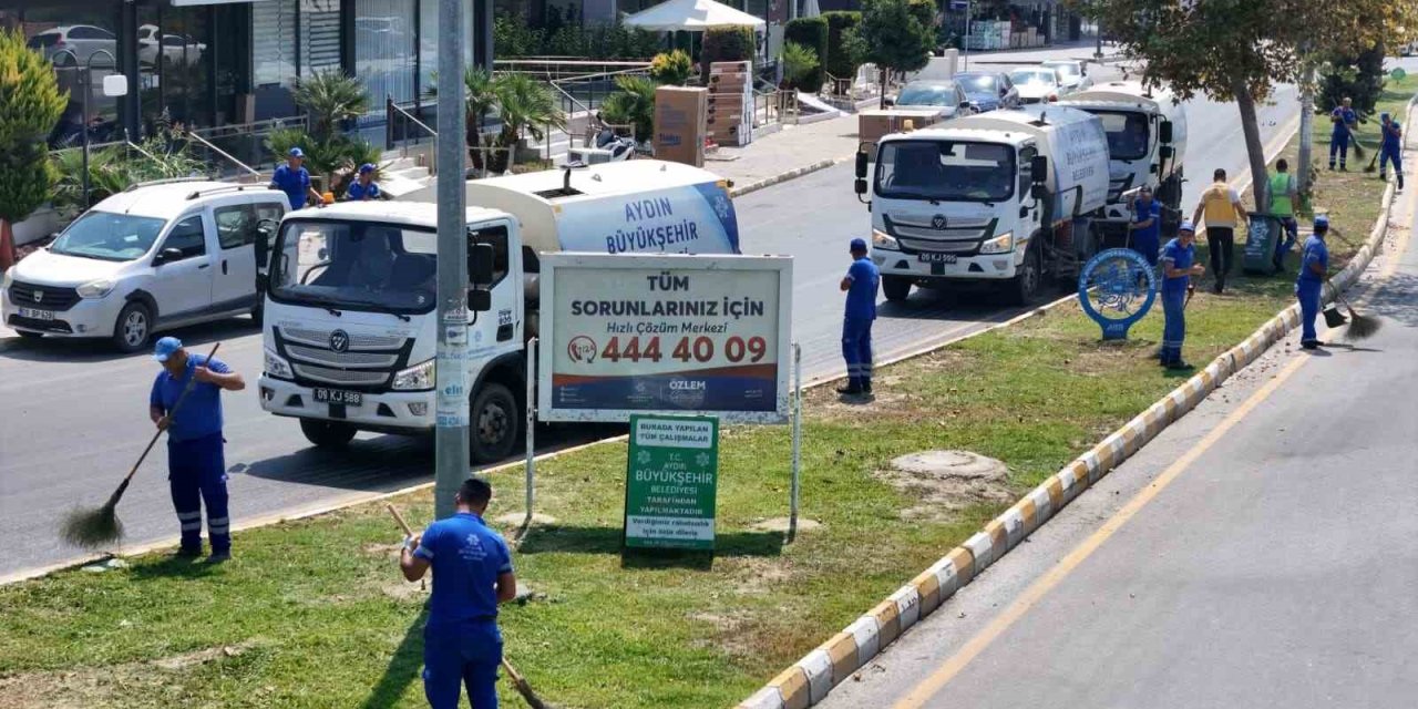 Aydın Büyükşehir, Kuşadası’nda çalışmalarını sürüdürüyor