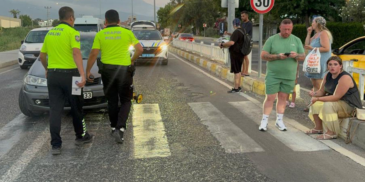 Alkollü sürücü önce çarptı, sonra kaçmaya çalıştı