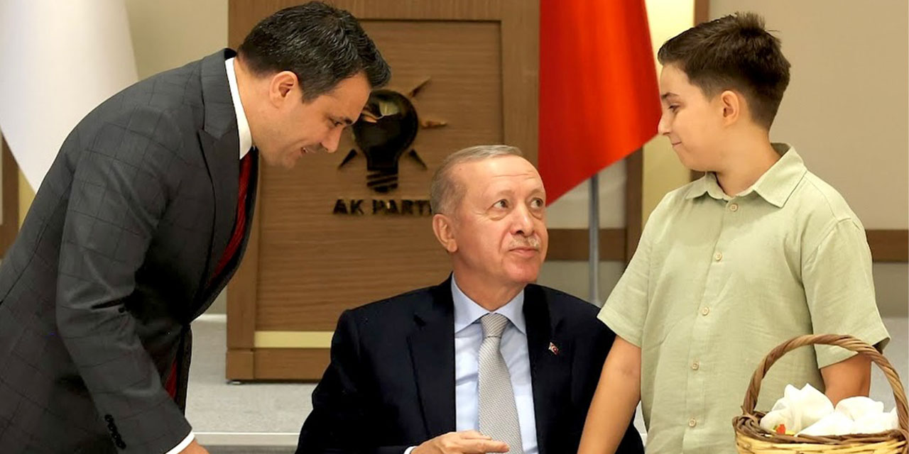 Minik Aras’tan Cumhurbaşkanı Erdoğan’a Aydın İnciri hediyesi