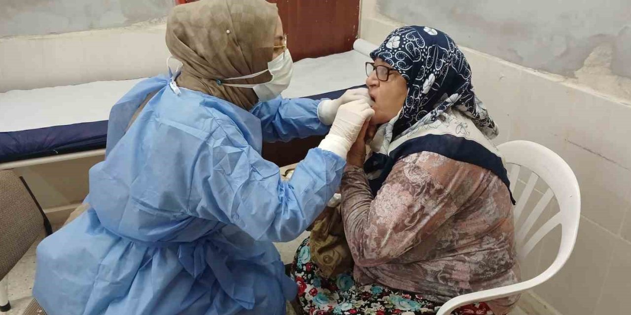 Kocagür’de diş taraması yapıldı