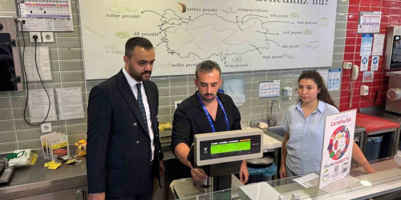 Aydın’da marketlerde tartı aletleri denetlendi