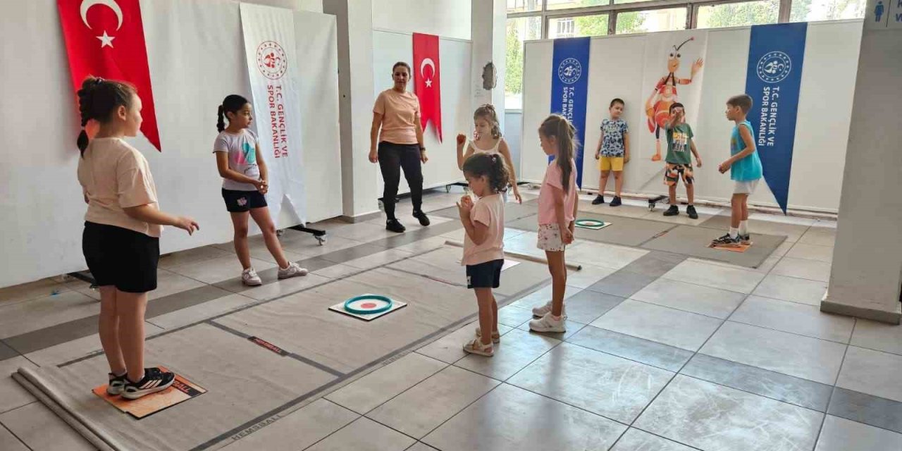 Aydın’da yaz spor okulları dolu dolu geçiyor