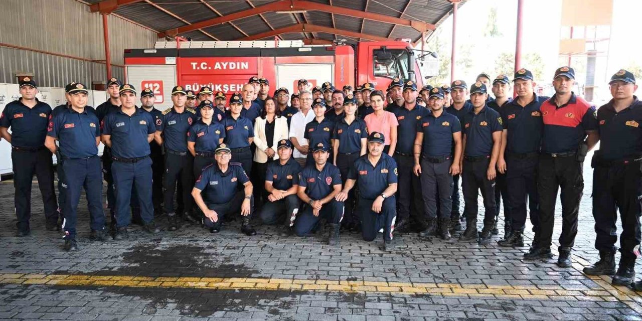 Başkan Çerçioğlu ateş savaşçıları ile bir araya geldi