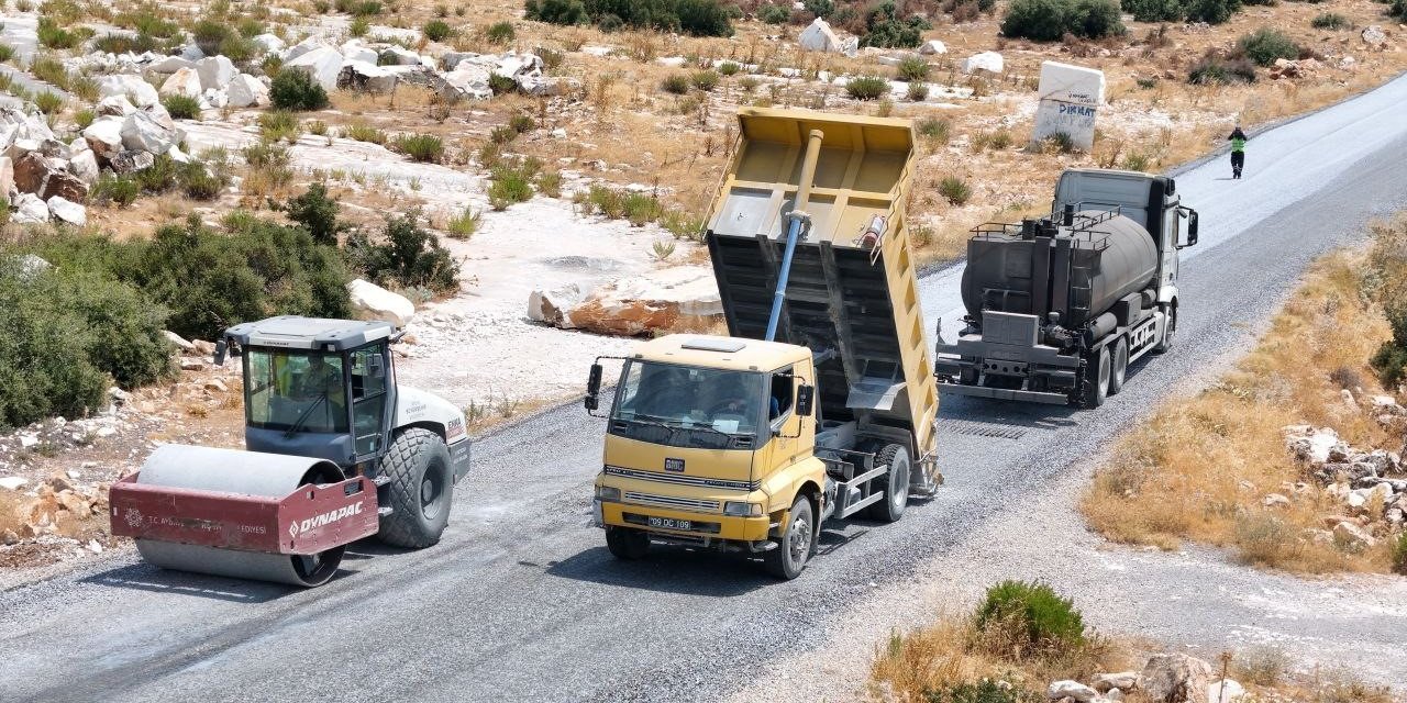 Başkan Çerçioğlu kırsal mahallelerde yol yenileme çalışmalarını sürdürüyor