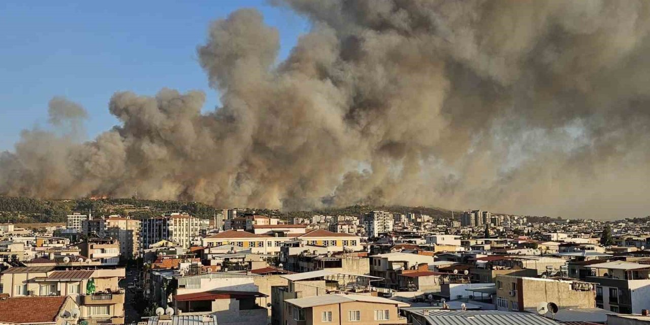 İzmir Buca’da orman yangını