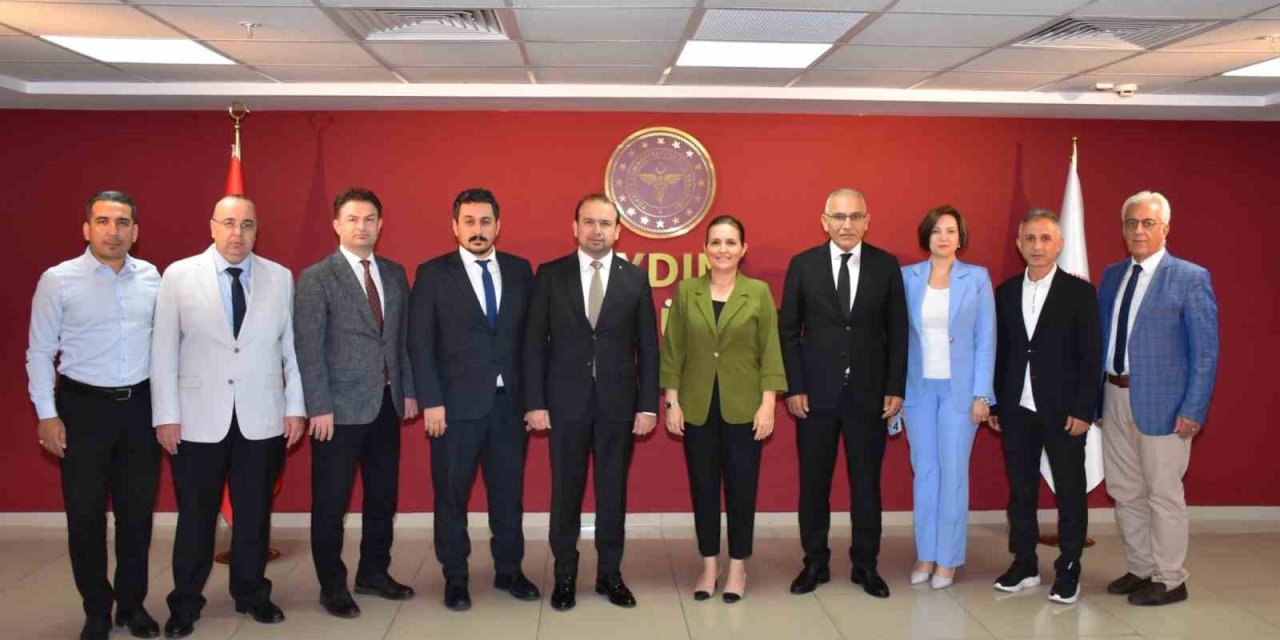 Bakanlık heyeti Aydın’daki sağlık yatırımlarını inceledi
