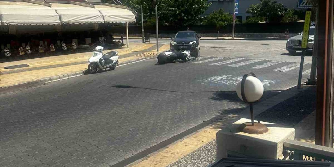 Marmaris’te motosiklet kazası