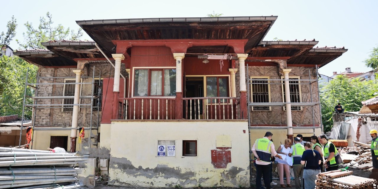 Tarihi Abalı Evi turizme kazandırılıyor
