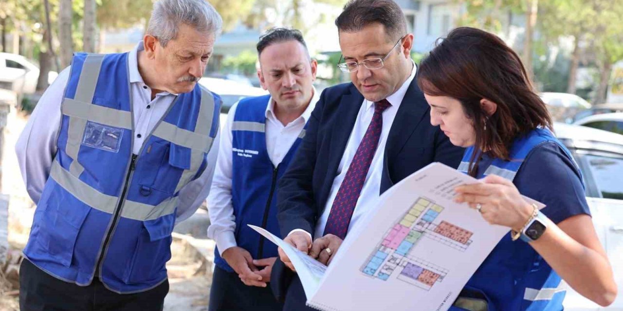 Menteşe’de devam eden yatırımlar yerinde inceledi