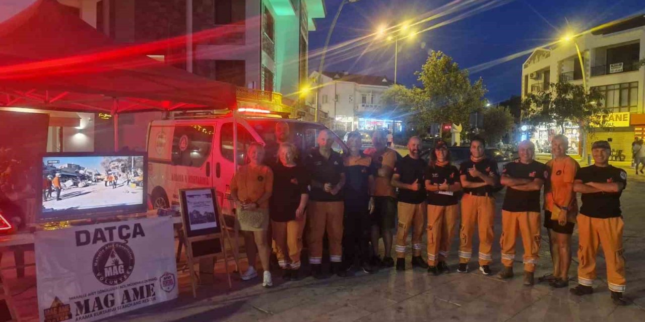 Datça’da 17 Ağustos Marmara Depremi unutulmadı