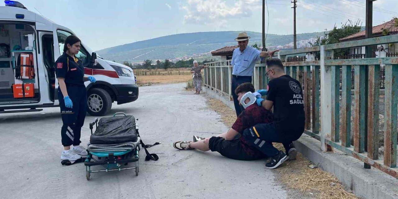 Menteşe’de motosiklet kazası: 1 yaralı