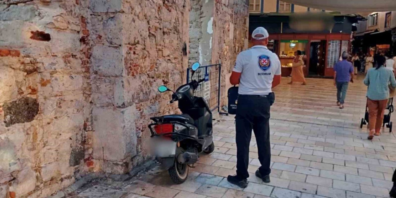 Zabıtadan motosiklet ve skuter denetimi