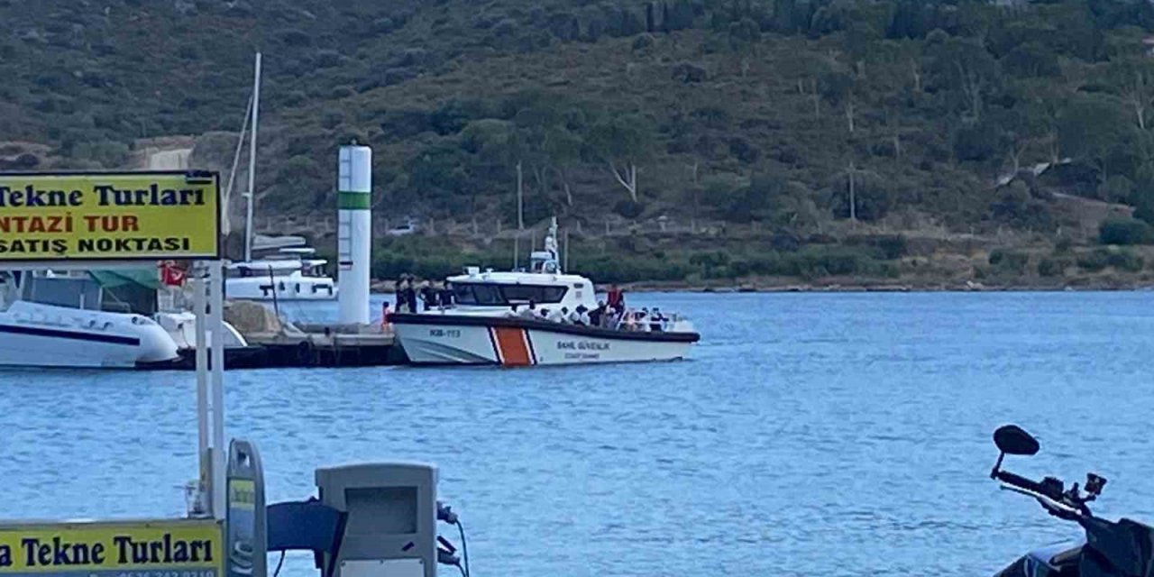 Datça’da 38 düzensiz göçmen ve 2 şüpheli yakalandı