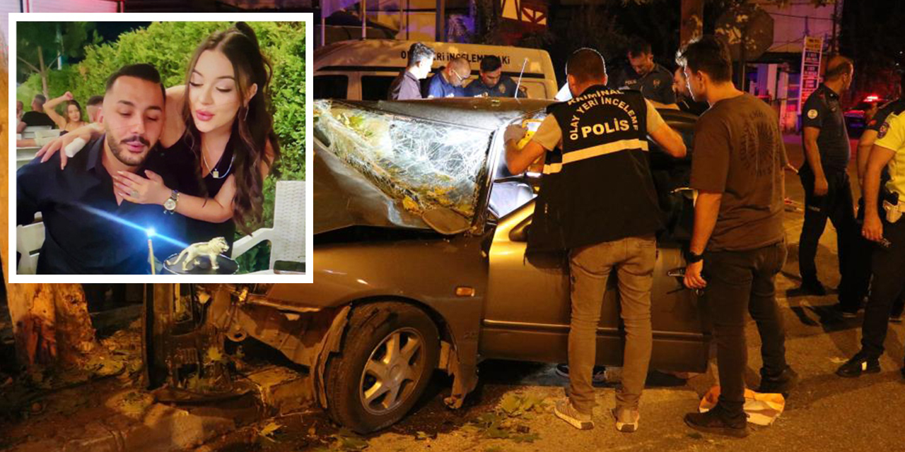 Doğum günü dönüşü feci kaza: Nişanlı çift hayatını kaybetti