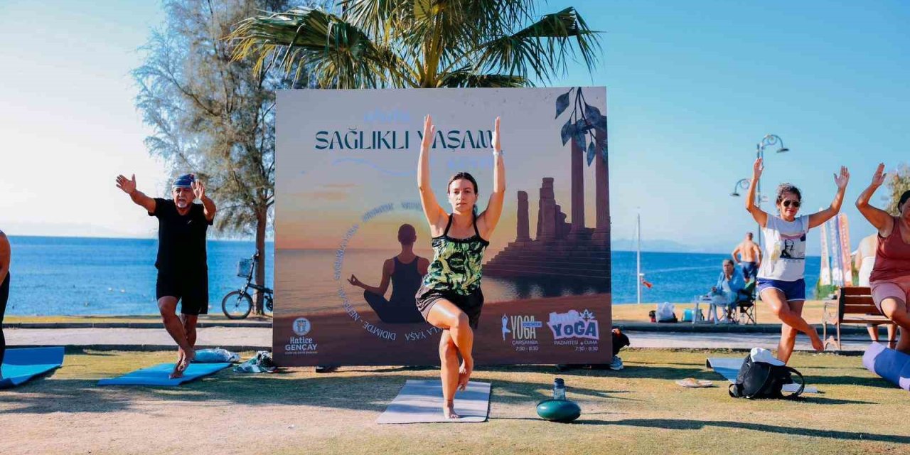 Didimliler güne sabah sporu ile başlıyor