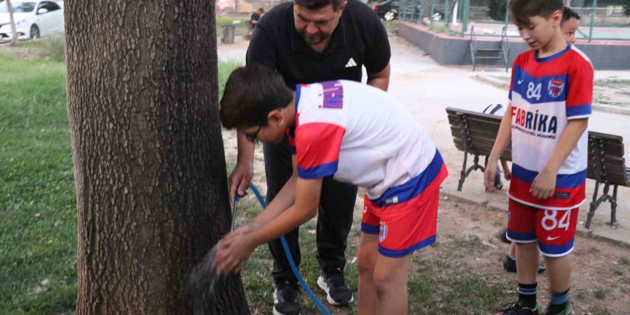 Denizli’de taşıma suyla antrenman çilesi