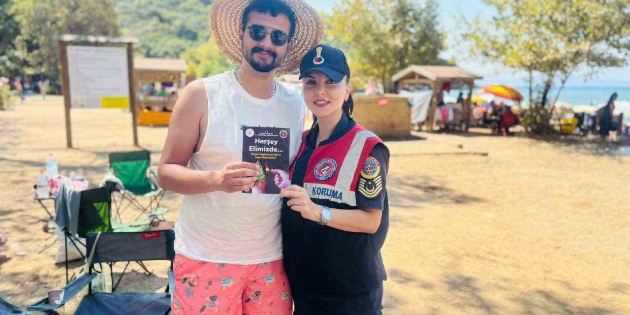 Orman yangınına karşı vatandaşlar bilgilendirildi