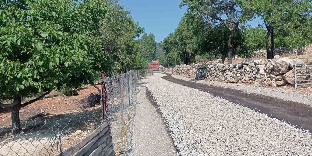Çameli Belediyesi kendi imkanlarıyla altyapı çalışmalarını devam ediyor
