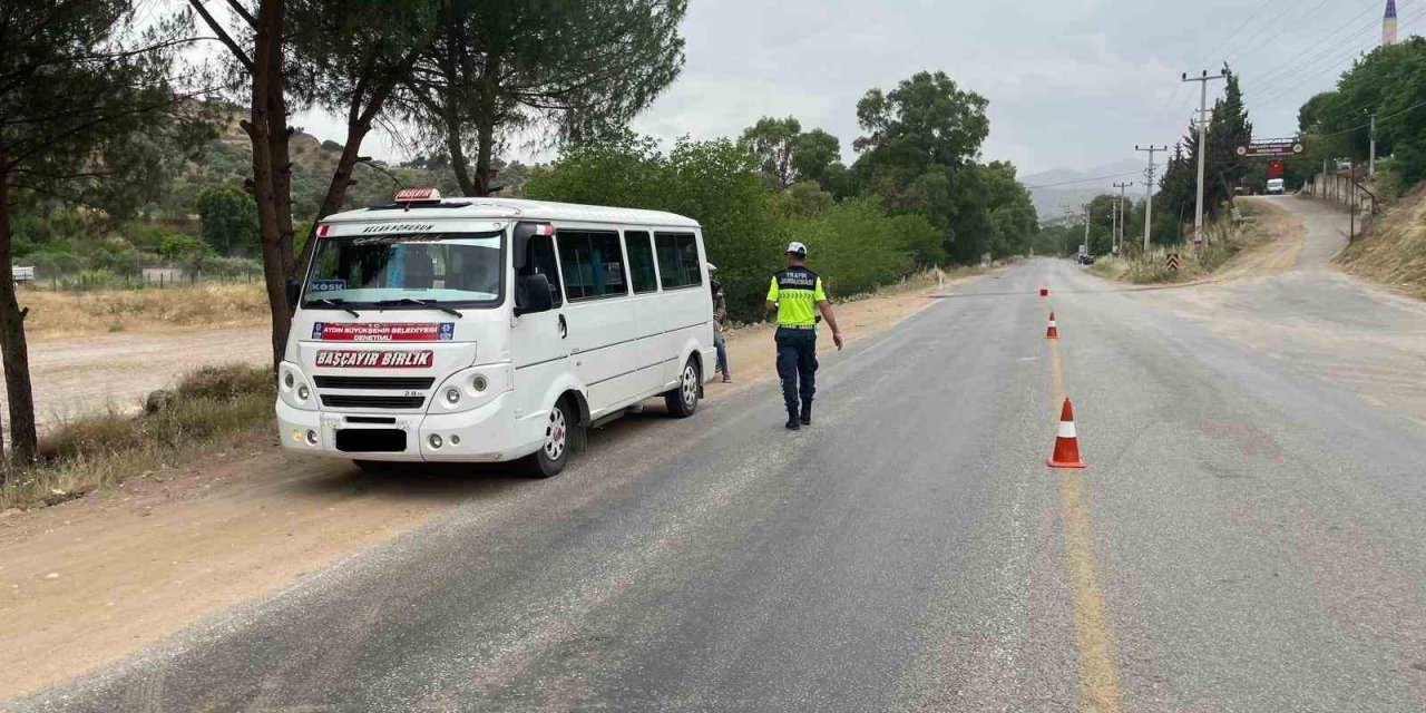 Aydın’da jandarmadan trafik denetimi