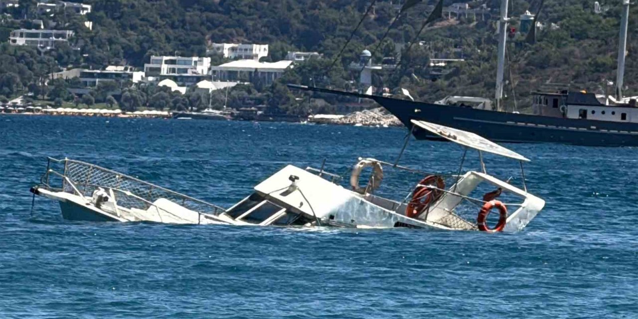 Torba koyunda ahşap tekne battı