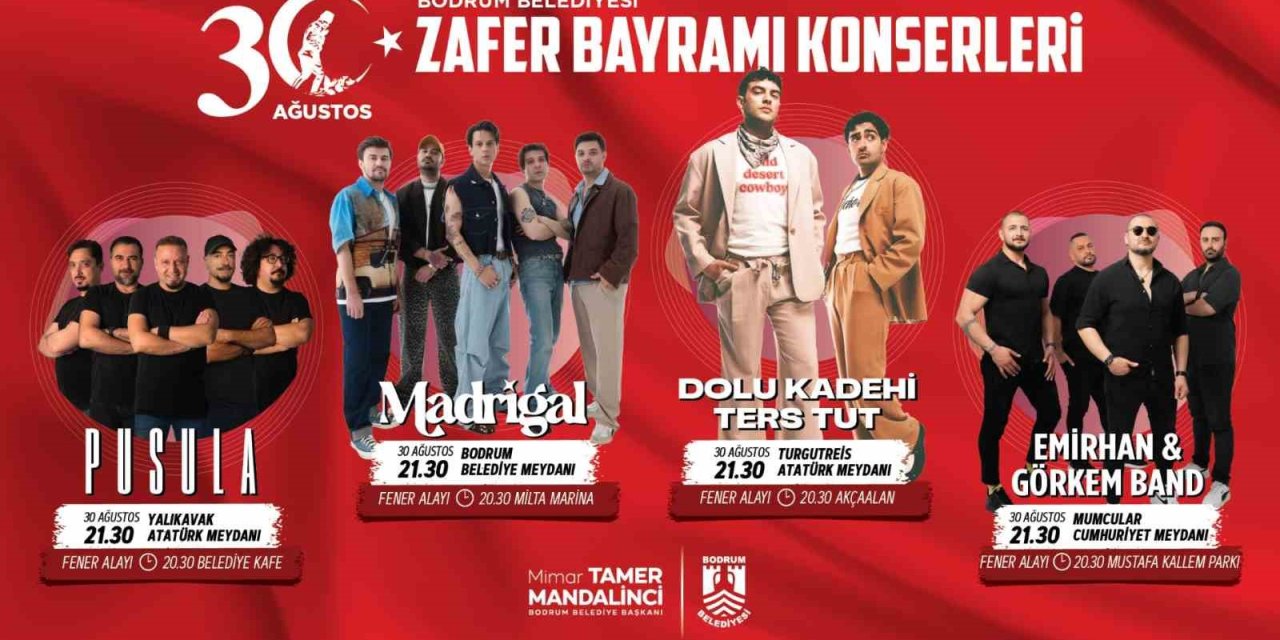 Bodrum, Zafer Bayramı’na hazırlanıyor