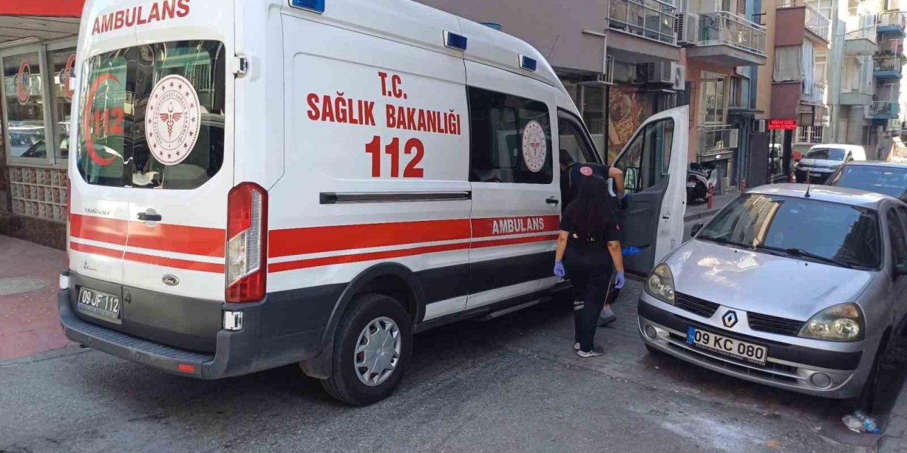 Motosikletten düşen sürücü yaralandı