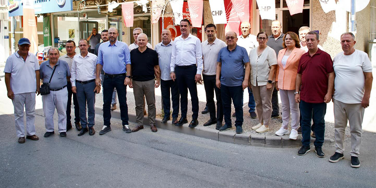 CHP Aydın İl Başkanı ve belediye  başkanlarından Yenipazar’a ziyaret