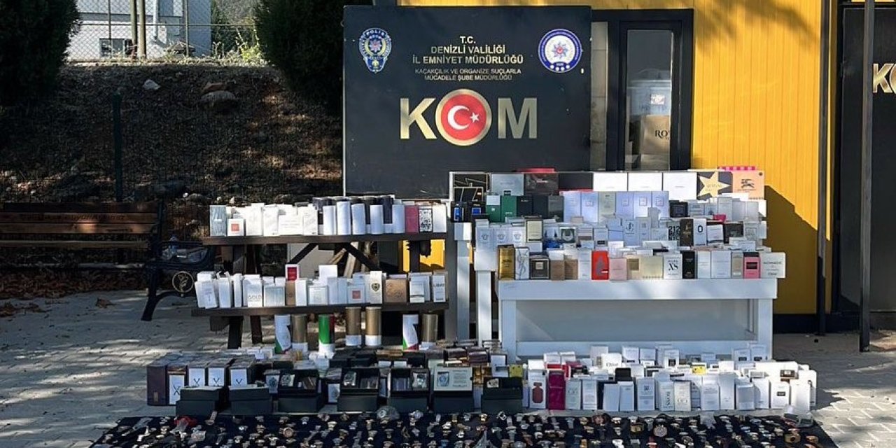 Denizli’de binlerce kaçak eşya ele geçirildi