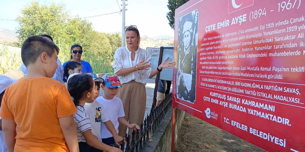 Aydınlı minikler Milli Mücadele kahramanlarını tanıdı
