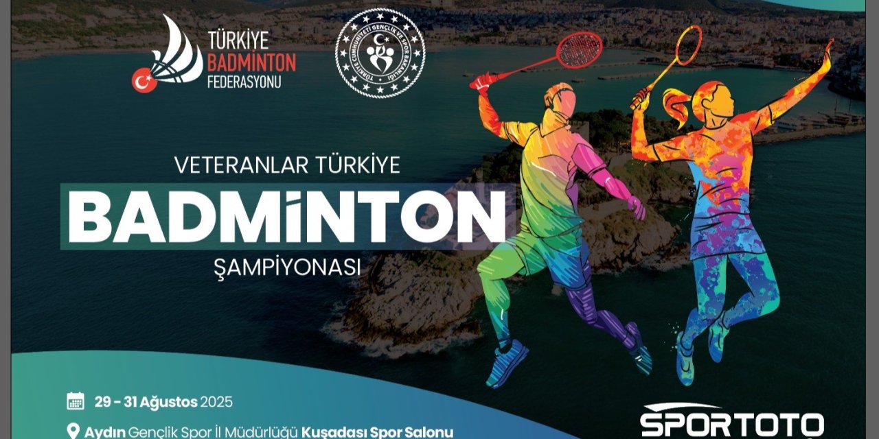 Kuşadası, Badminton Veteranlar Türkiye Şampiyonası’na ev sahipliği yapacak