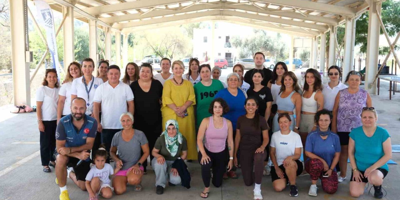 Bodrum’da açık hava spor günü