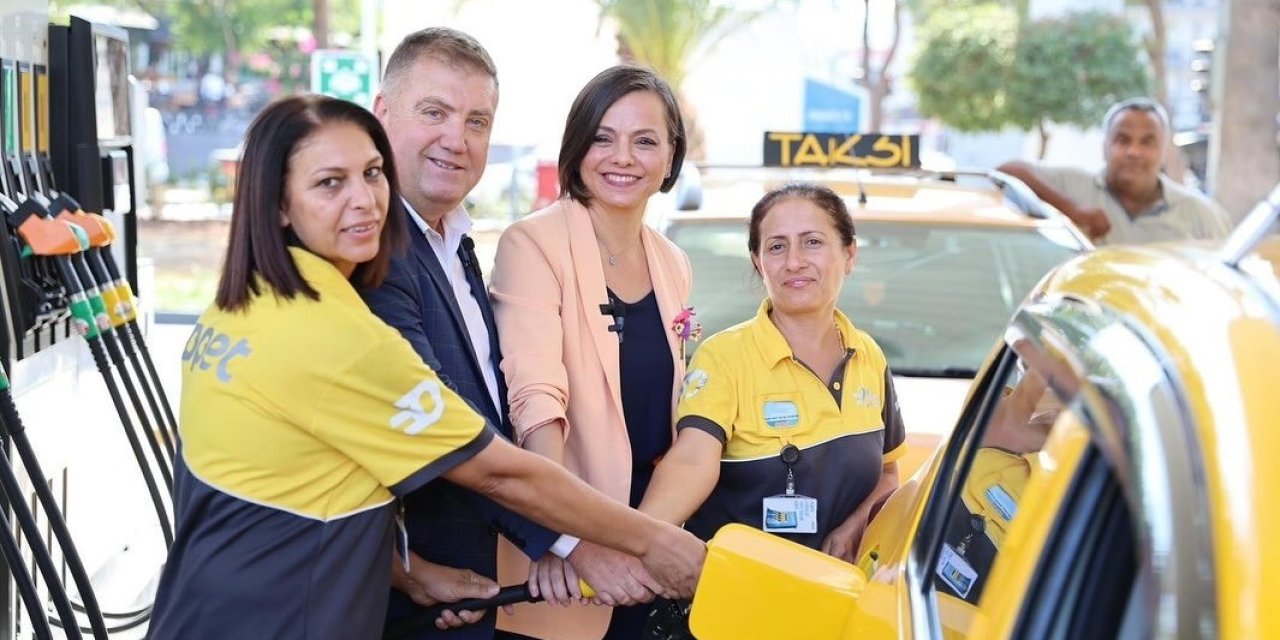 İzmir’de, taksici esnafına akaryakıtta indirim desteği