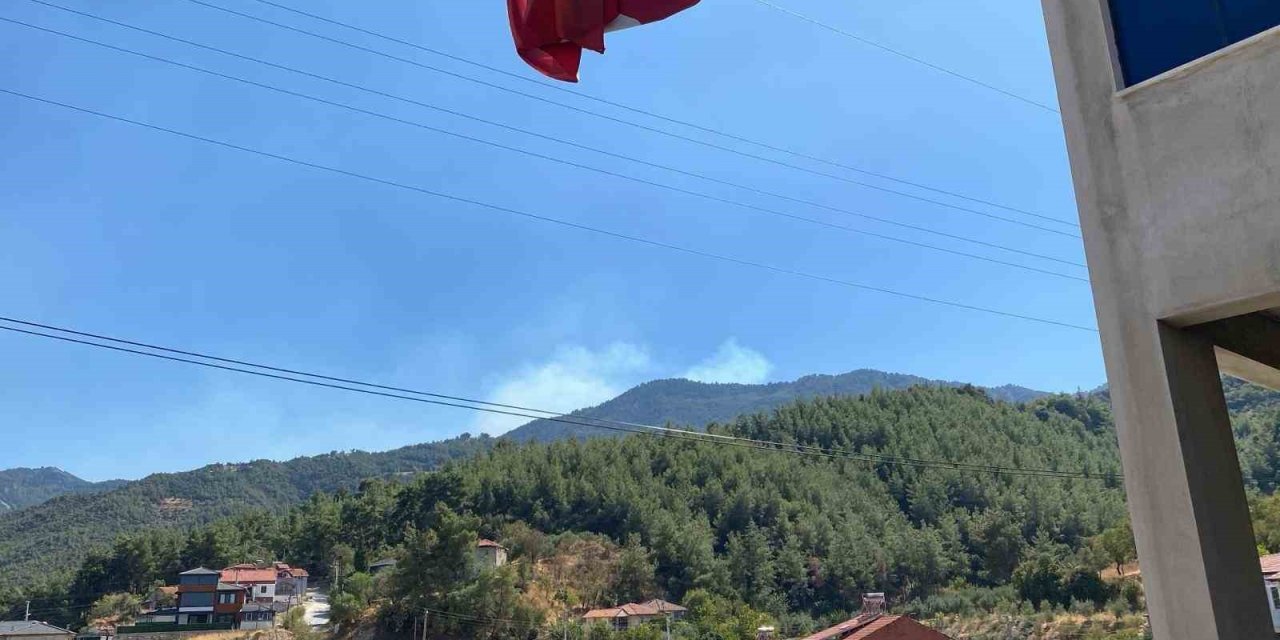 Buldan’da ormanlık alanda yangın çıktı