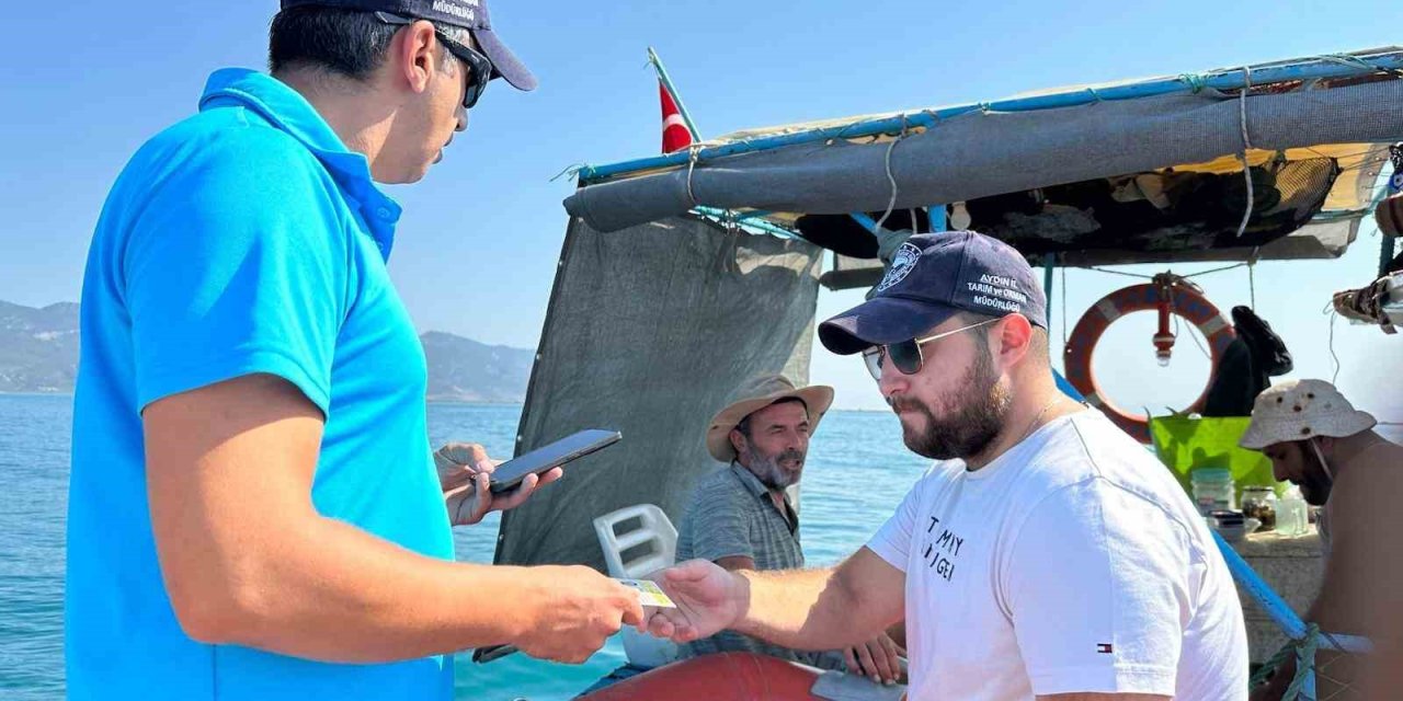 Söke’de balıkçılar hem denetlendi hem de bilgilendirildi