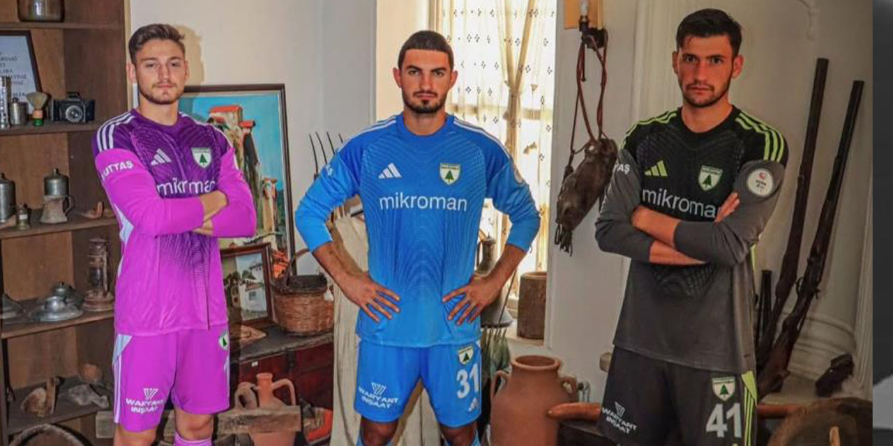 Yörük esintili kaleci forması tanıtımı