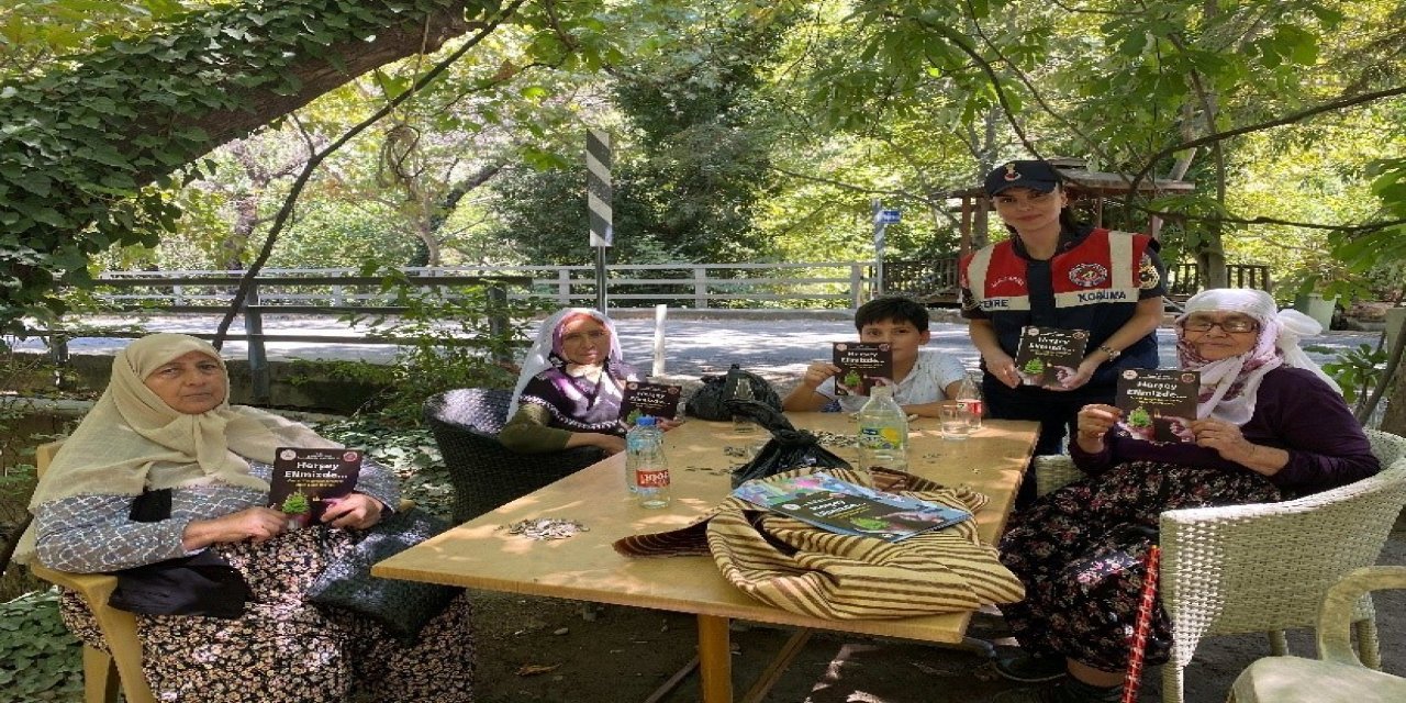 Köşk’te jandarmadan orman yangınlarına karşı bilgilendirme