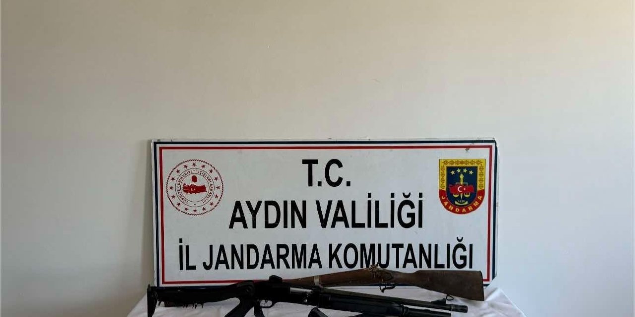 Nazilli’de jandarmadan silah operasyonu