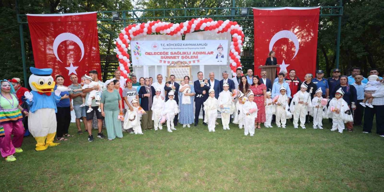 Köyceğiz Kaymakamlığı himayesinde sünnet şöleni