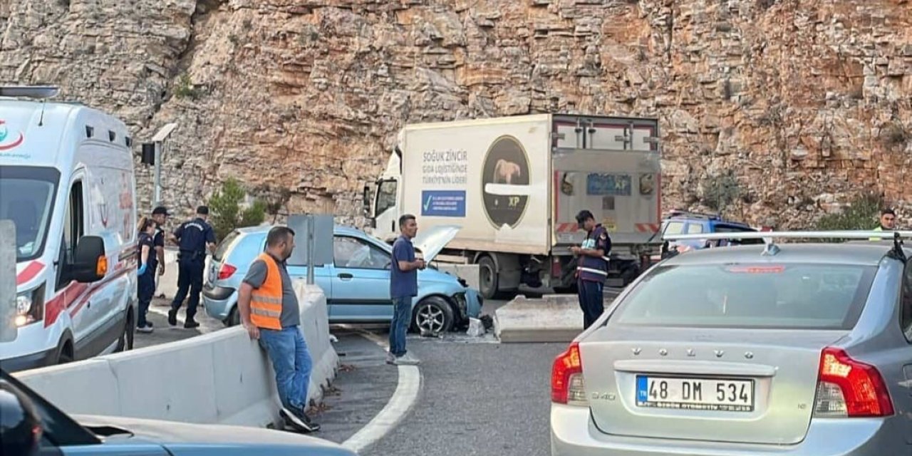 Muğla’da trafik kazası: 2 yaralı