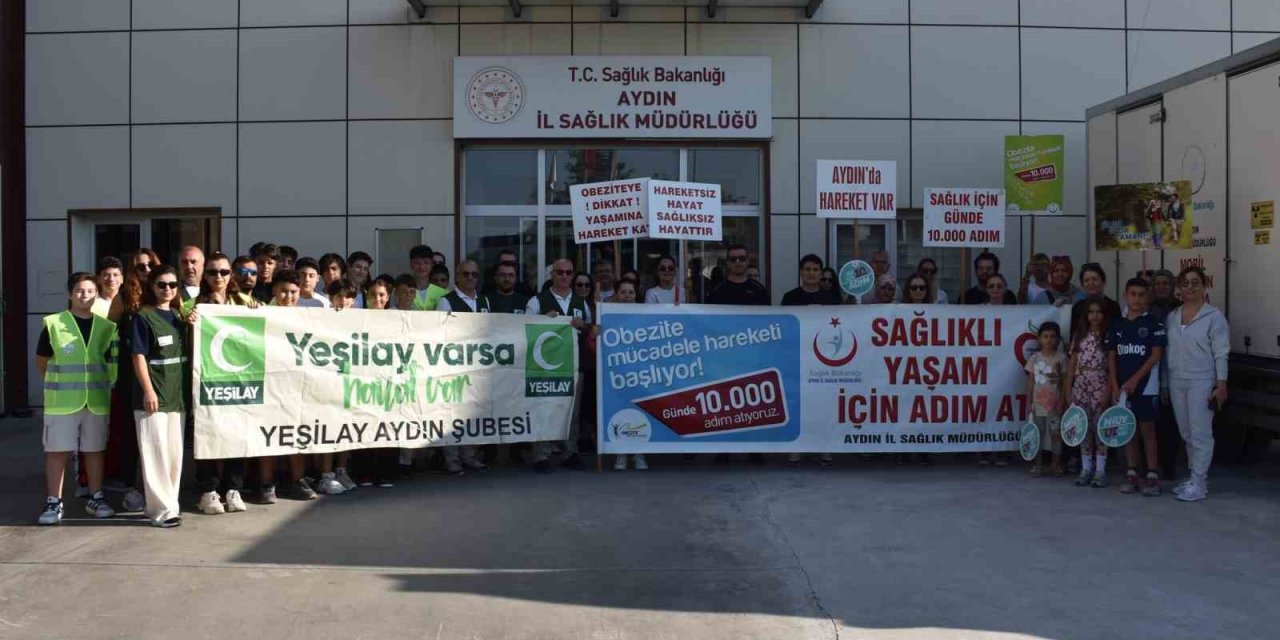 Aydın’da sağlıklı yaşam için yürüdüler